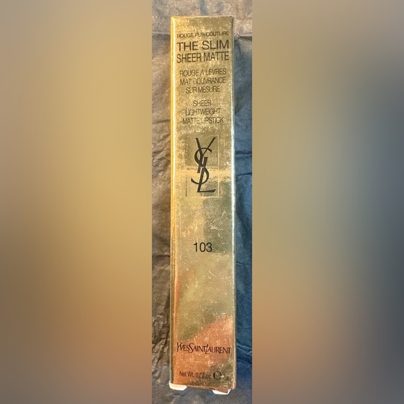 🆕 NIB Yves Saint Laurent The Slim Sheer Matte #103 Orange Provocant 0.07oz - Picture 9 of 12